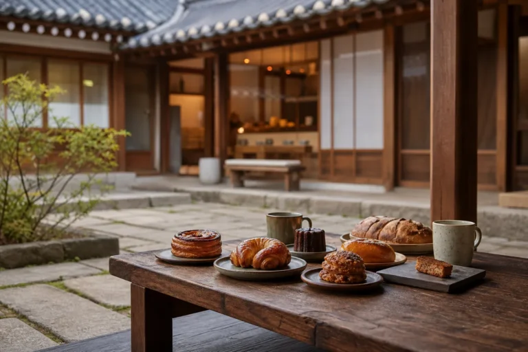 Anguk Hanok Bakery Guide Seoul traditional houses modern bread