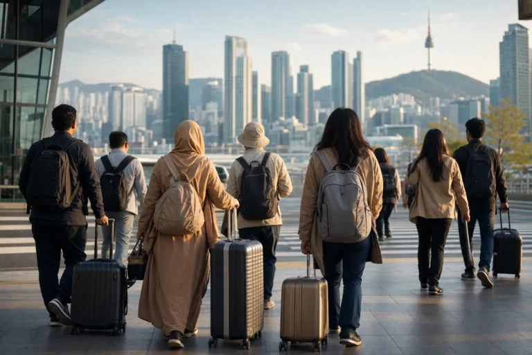 Indonesia Group Tourists Get Visa-Free Korea Travel From May 28 Through December 2026 travel concept