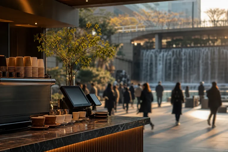 Seodaemun Cafe Waterfall revenue 5 billion won visitors 4 million Seoul trend