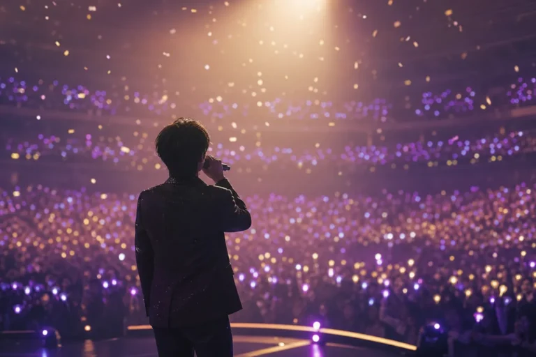 BTS V Marriage Comment in Las Vegas stage concept