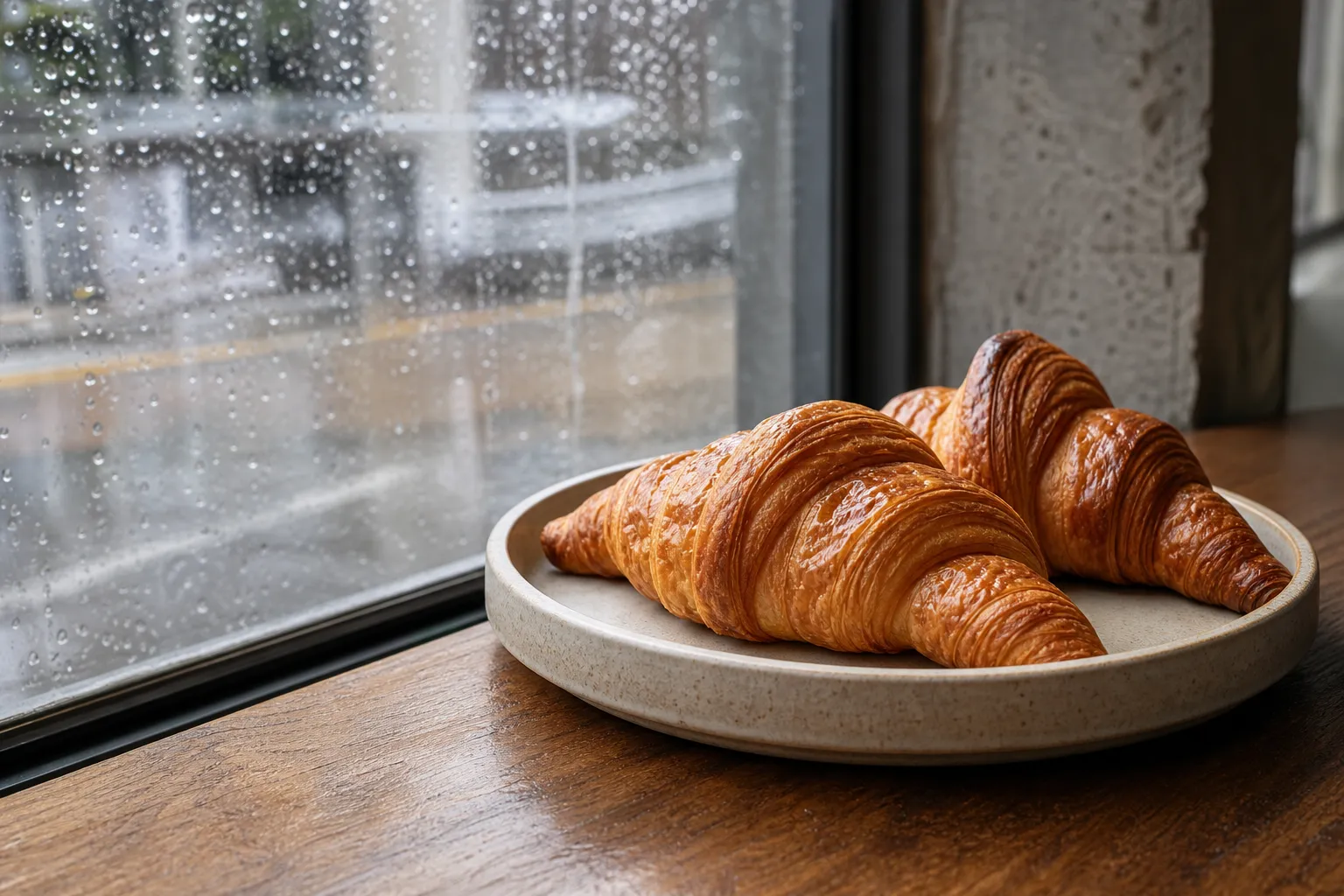 Best Croissant Spots in Seongsu-dong Rain Report Croissant cafe concept