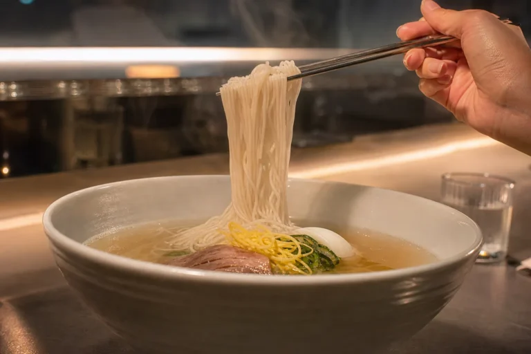 Myeon Seoul Apgujeong Rodeo house-made noodles Bib Gourmand concept
