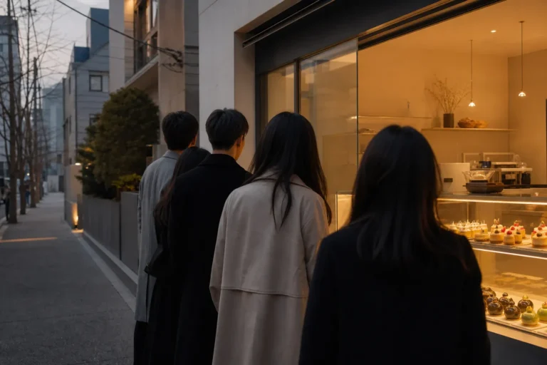 Sindang Musuhi open run dessert cafe queue in Seoul