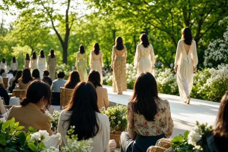 Seoul Fashion Road at Seoul Forest May 8 Garden Runway stage concept