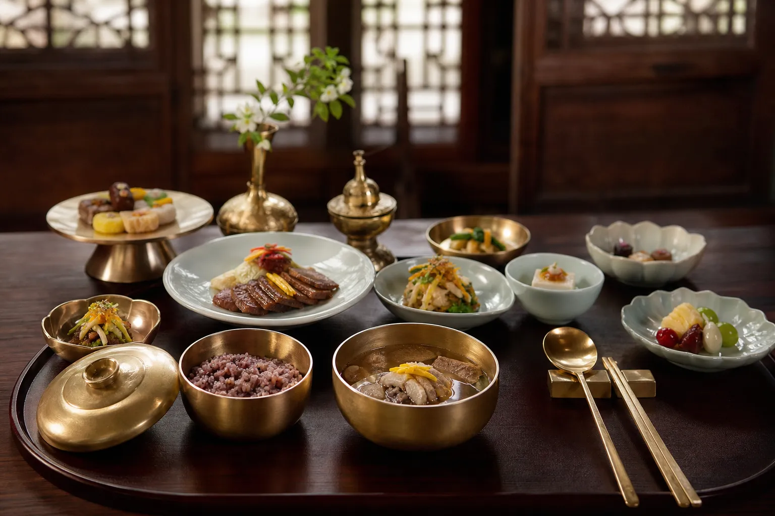 Deoksugung Emperor’s Table Korean royal cuisine dining experience Jungmyeongjeon