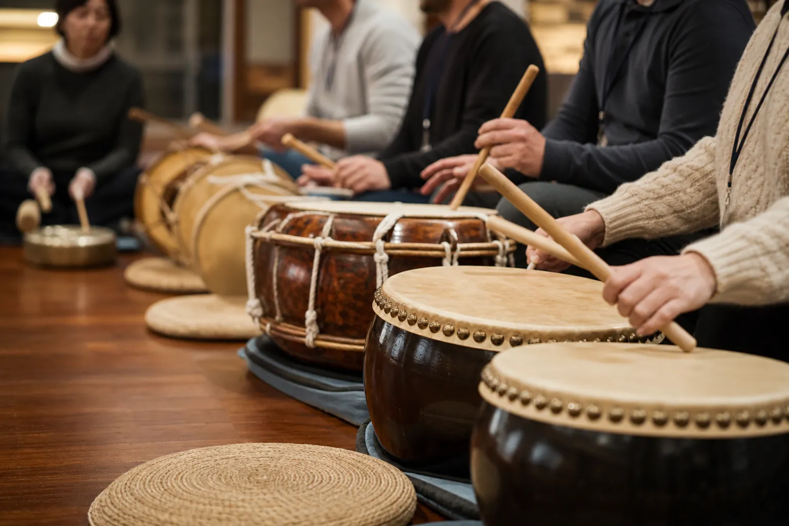 외국인 K리듬 체험 Seoul Museum of Korean Folk Music workshop scene