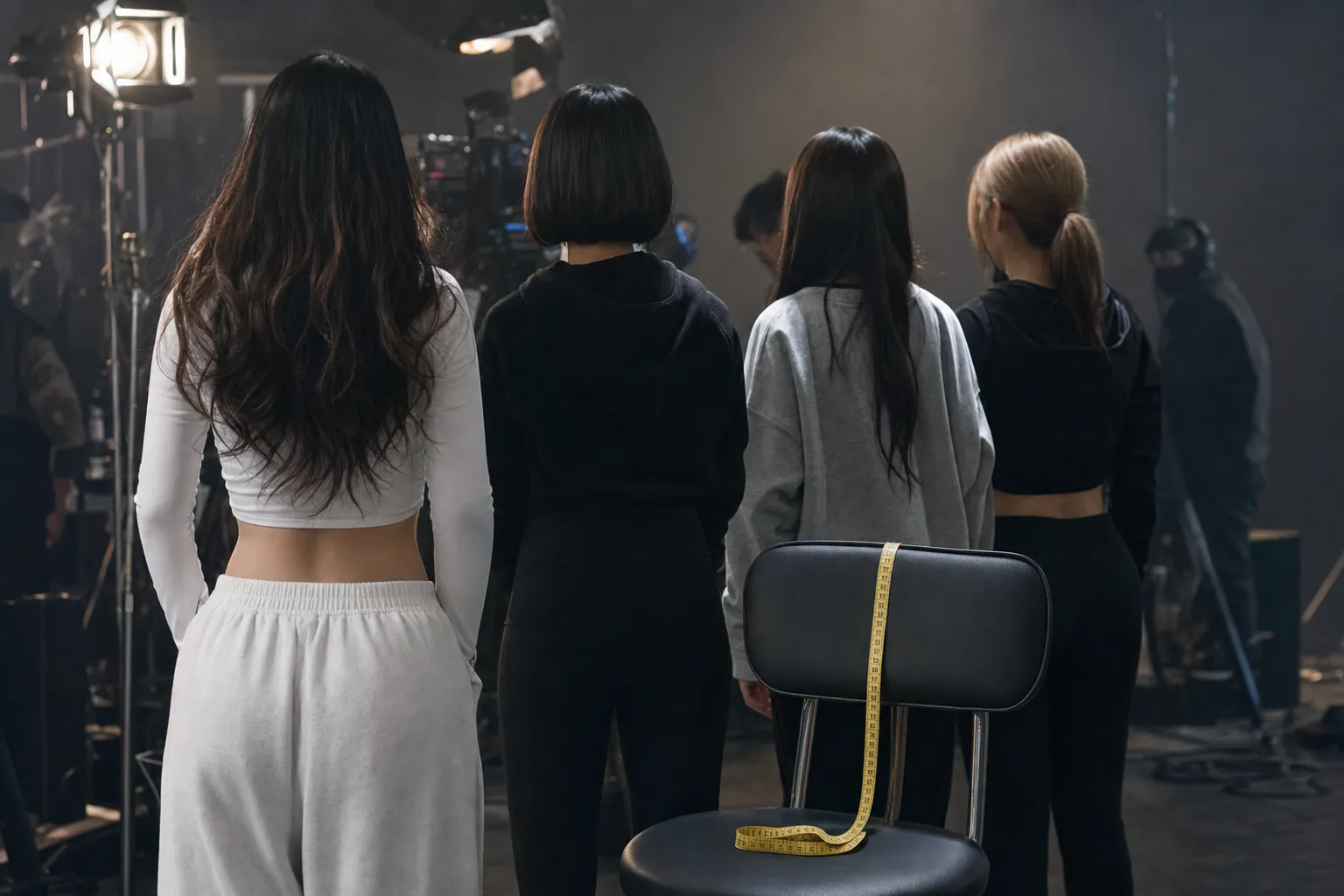 짠한형 TXT 성희롱 논란 body remarks measuring scene concept