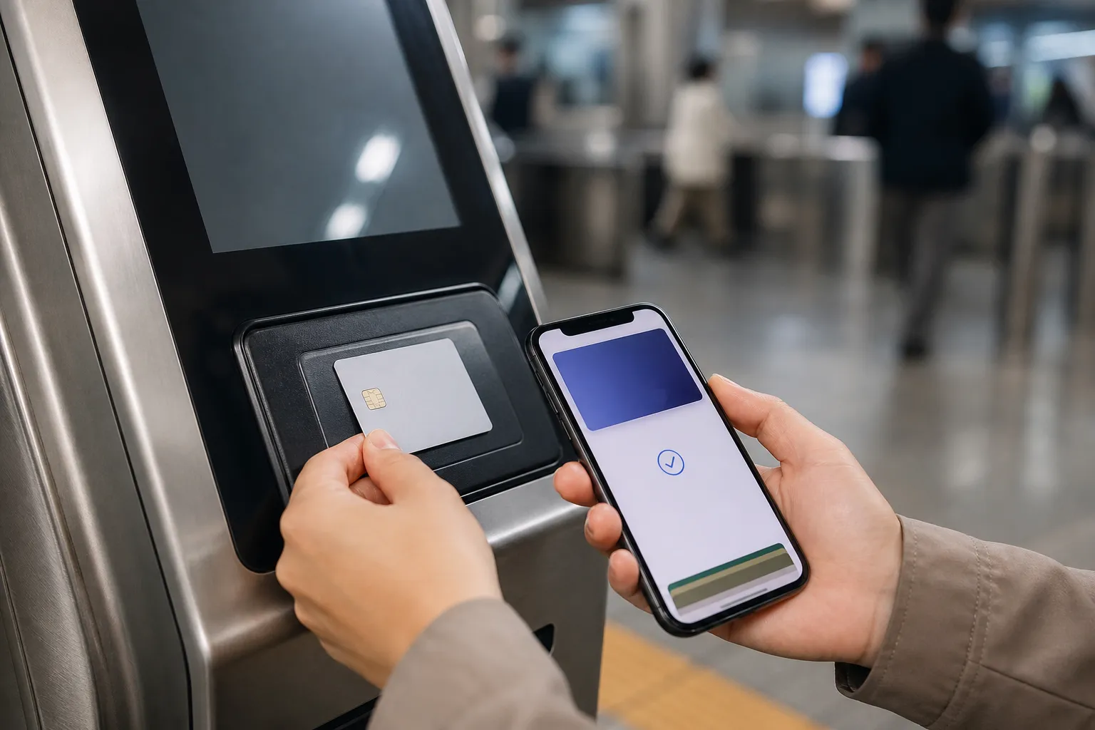 Seoul subway overseas card payment at transit kiosk