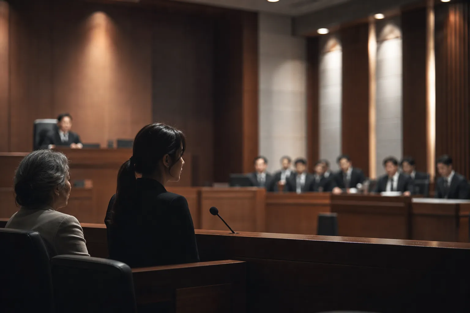 Nana 법정대면 home invasion trial witness testimony concept