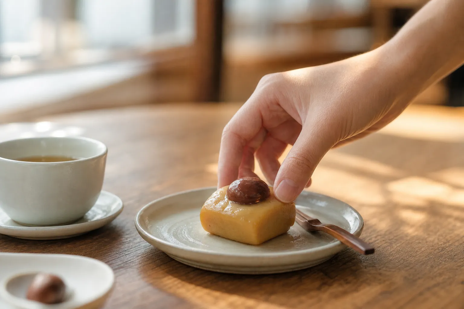Gwangjin 92do butter tteok Seoul dessert cafe concept