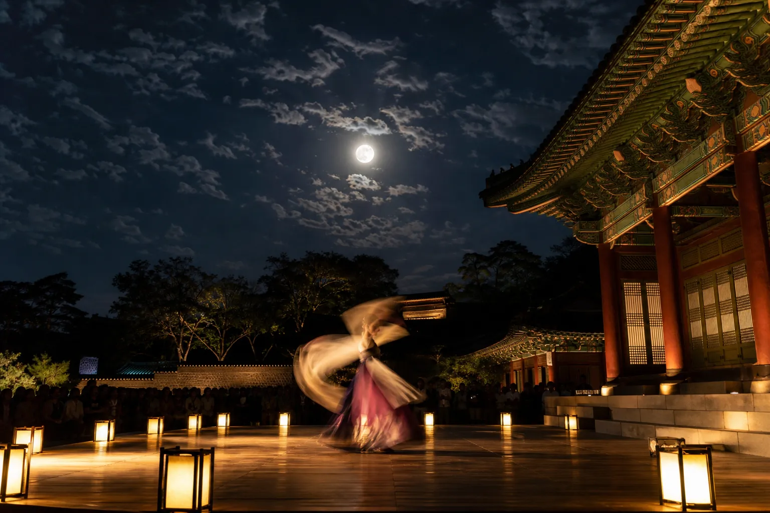 Changdeokgung night program Hyomyeong Moon Dance Seoul guide