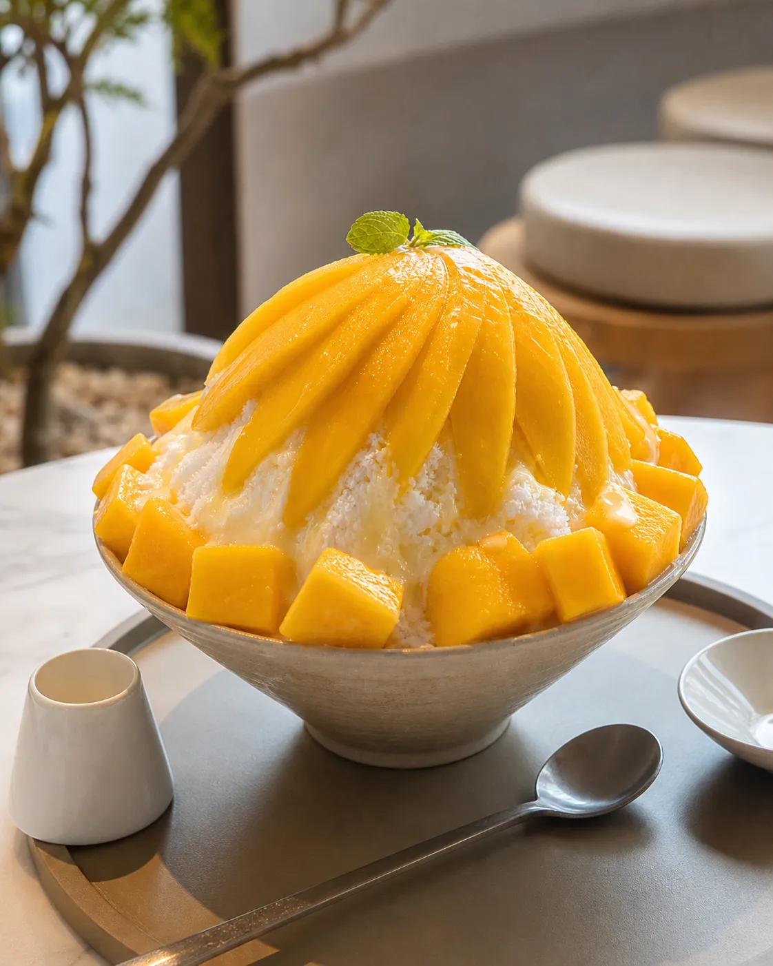 시즈니 생망고빙수 가격 Seongsu Seoul dessert cafe