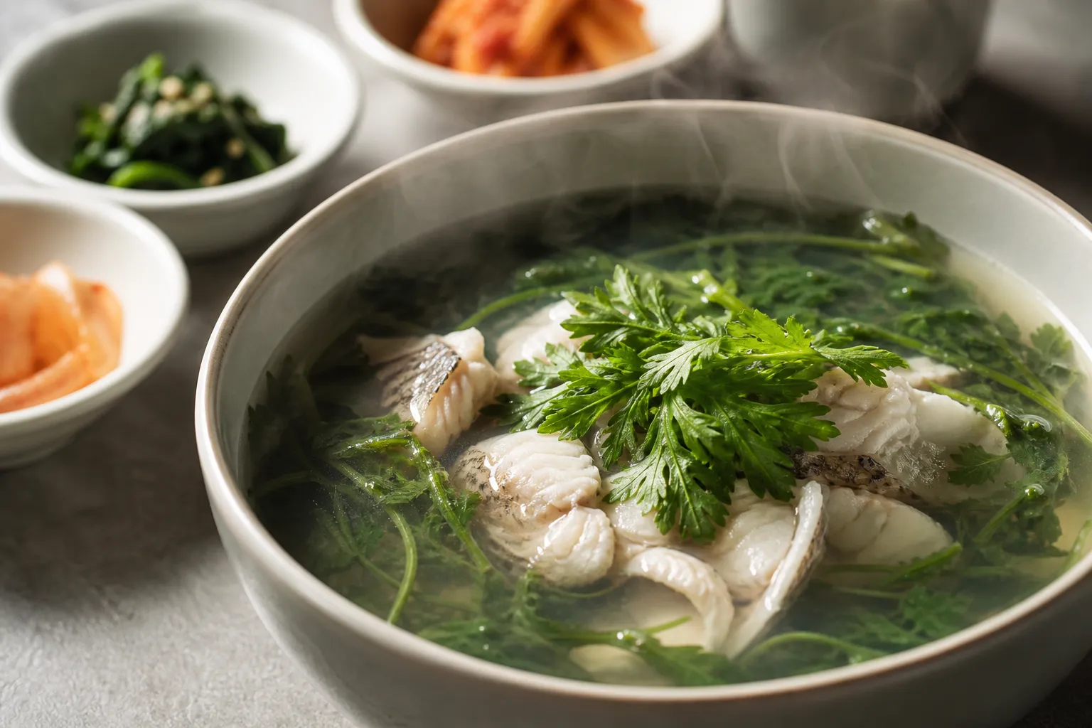 충무집 도다리쑥국 Euljiro Seoul spring dish