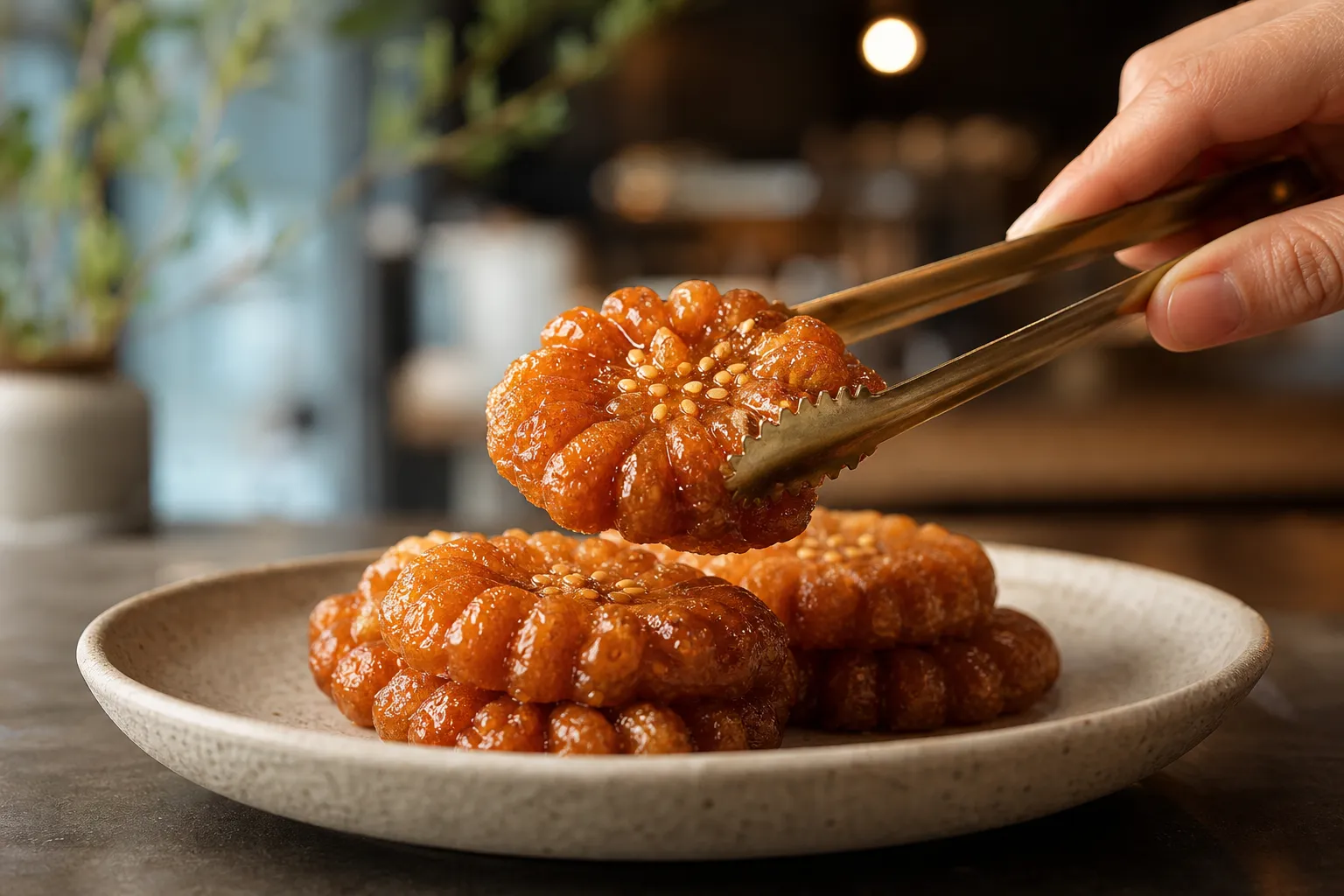 오복소점 개성주악 Seoul cafe dessert guide
