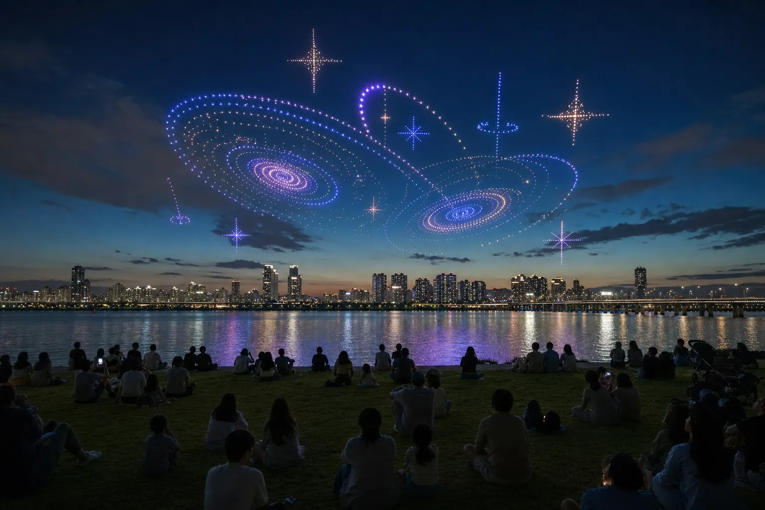 May 5 Jamsil Hangang Park drone show Seoul viewing guide