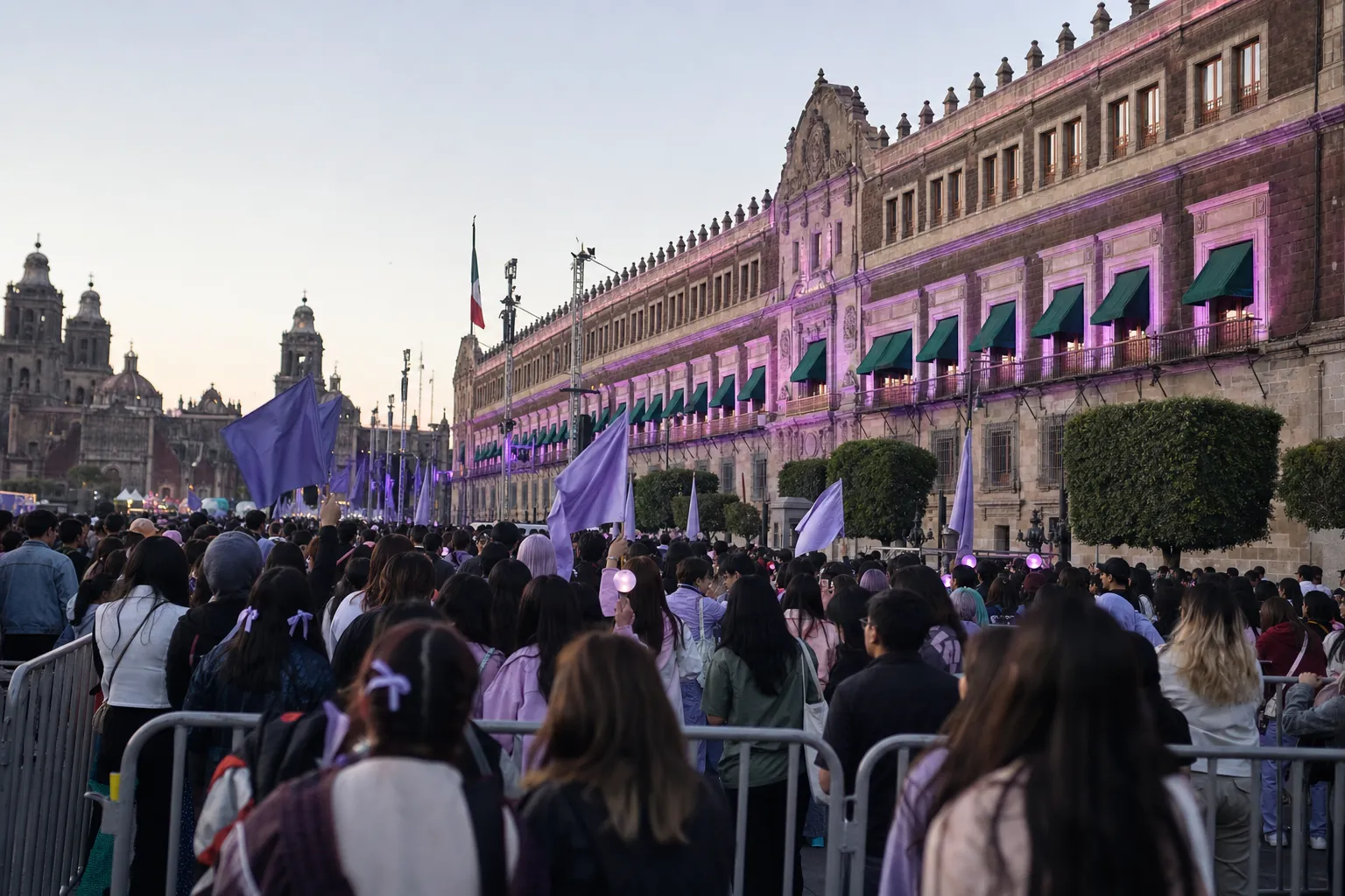 BTS 멕시코 5만팬 Zócalo Mexico City crowd concept