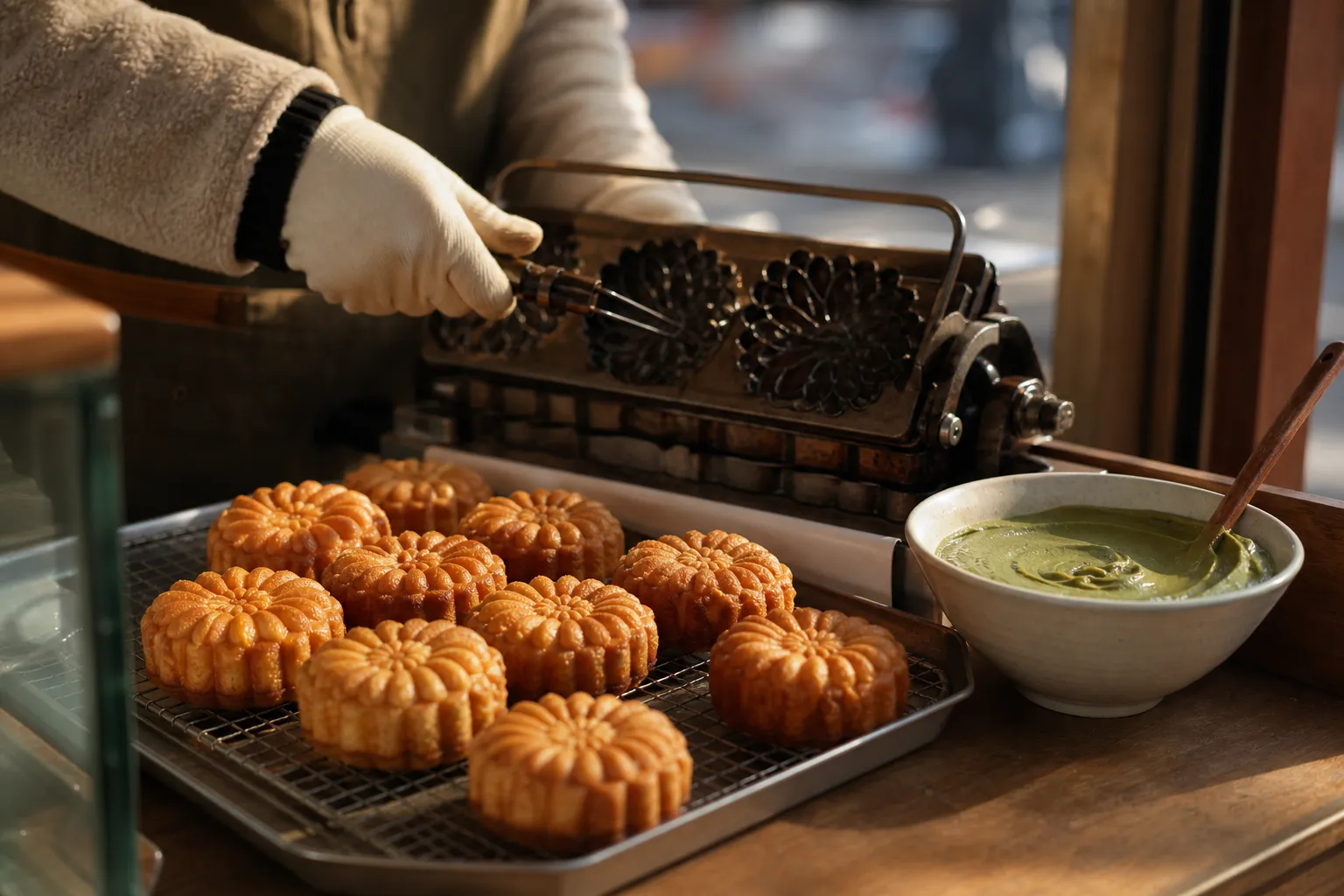 Yeonhui-dong Mugwort Custard Gukhwabbang seasonal Seoul snack