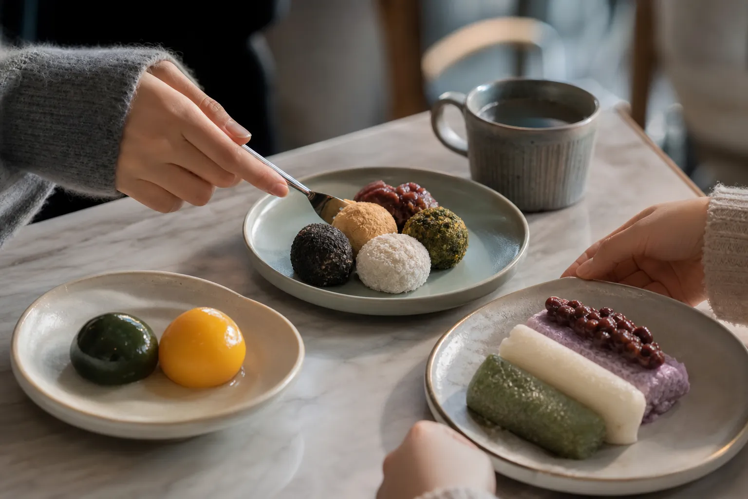 소미담 신도림 Seoul rice cake cafe menu concept