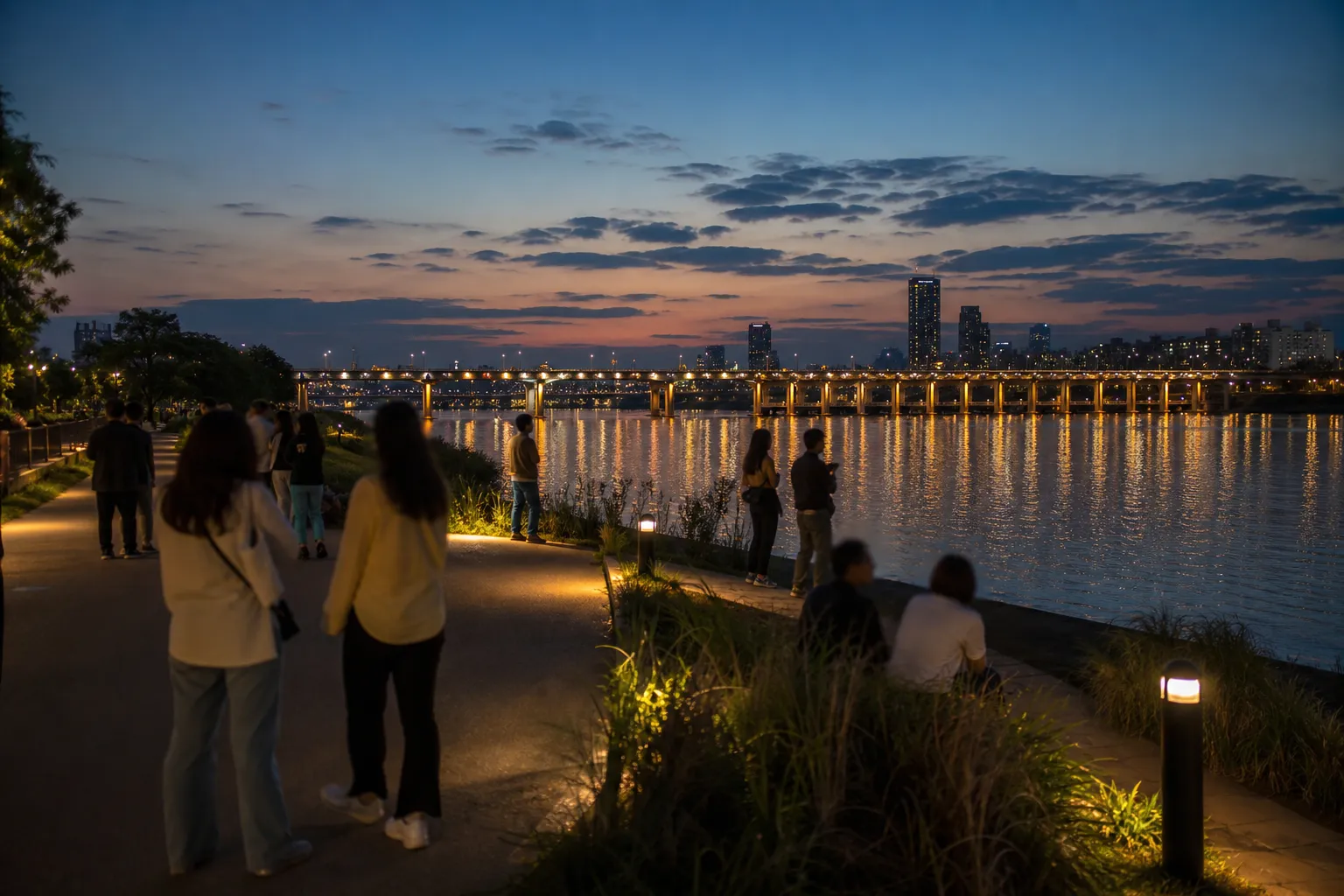 Banpo Moonlight Trail free Han River Night Tour reservation guide