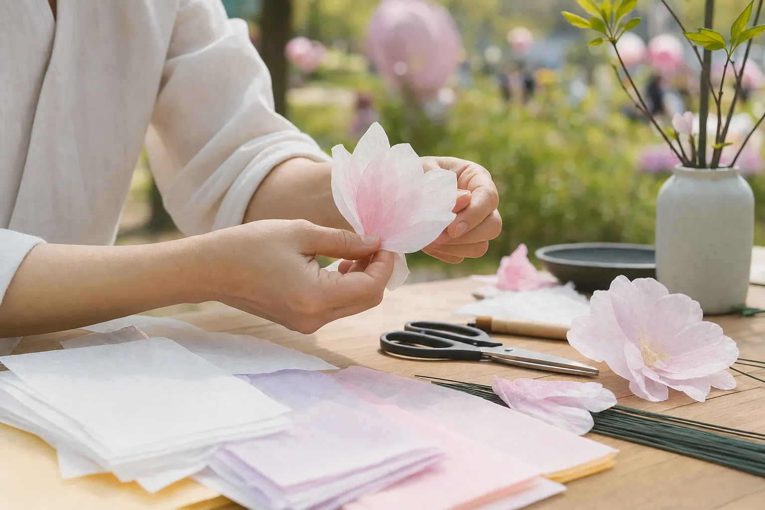 Seoul Forest Hanji Flower Workshop May 2026 session times and booking guide