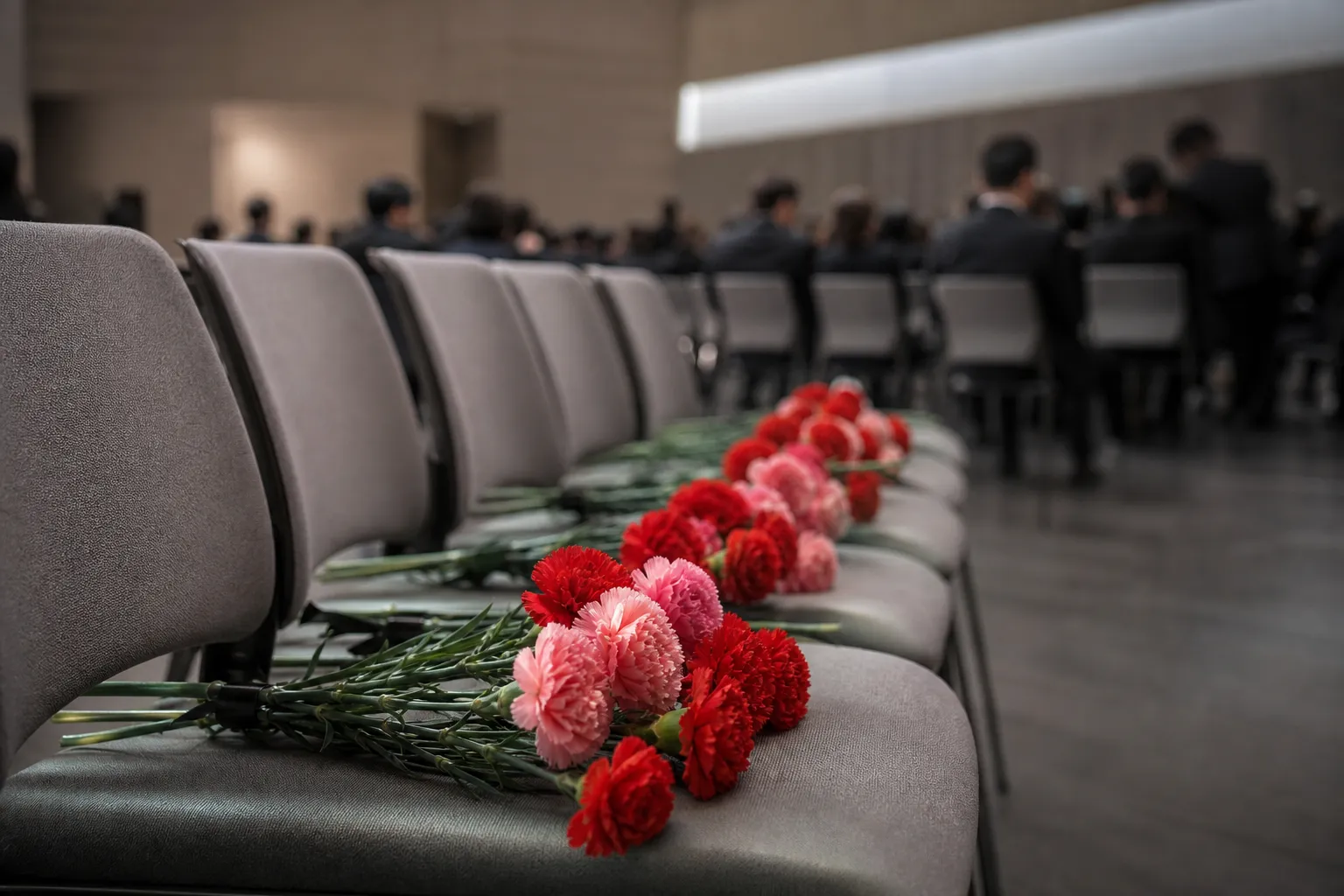 순직 공무원 부모 카네이션 54th Parents' Day ceremony meaning concept