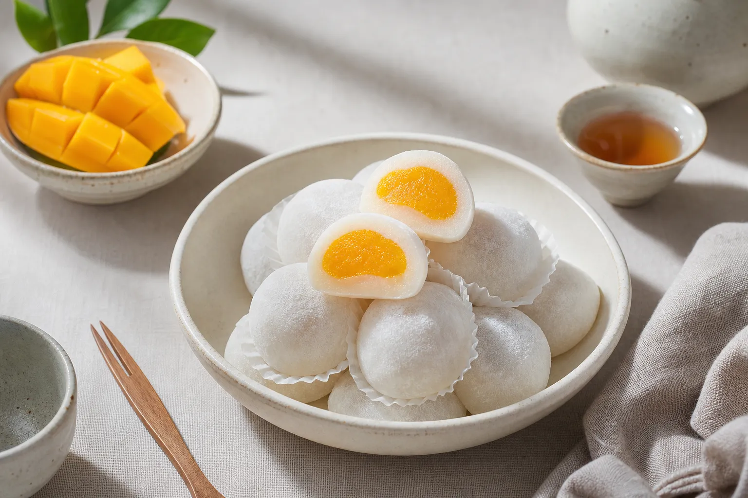 Hanjeongseon Gold Mango gift set lineup Korean fruit rice cake trend