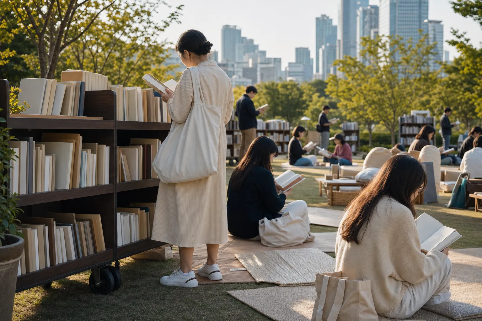 Seoul Outdoor Library Book Tour Sunday route for foreign visitors