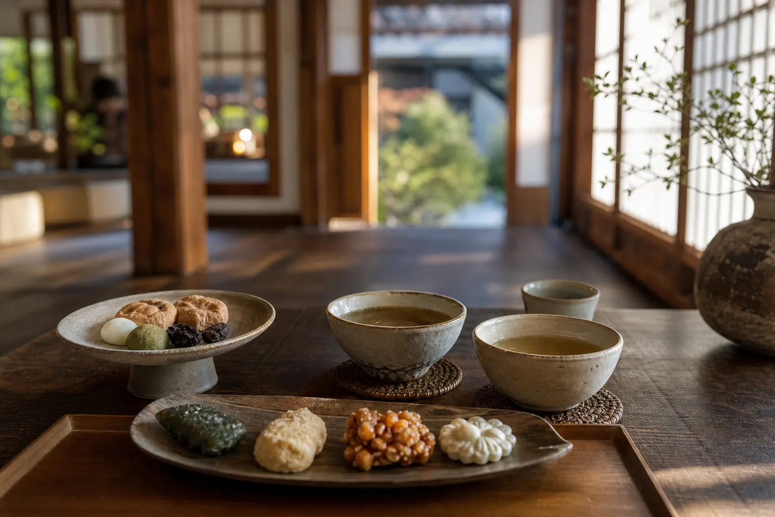 Seochon Dagwabang Korean tea snacks hanok cafe