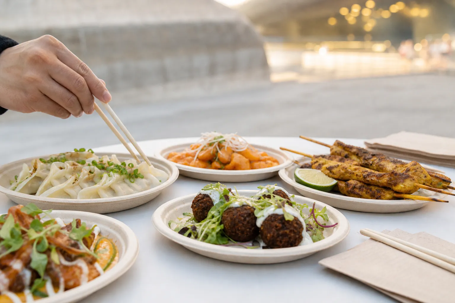 DDP World Food Zone food highlights at 2026 Seoul Friendship Festival