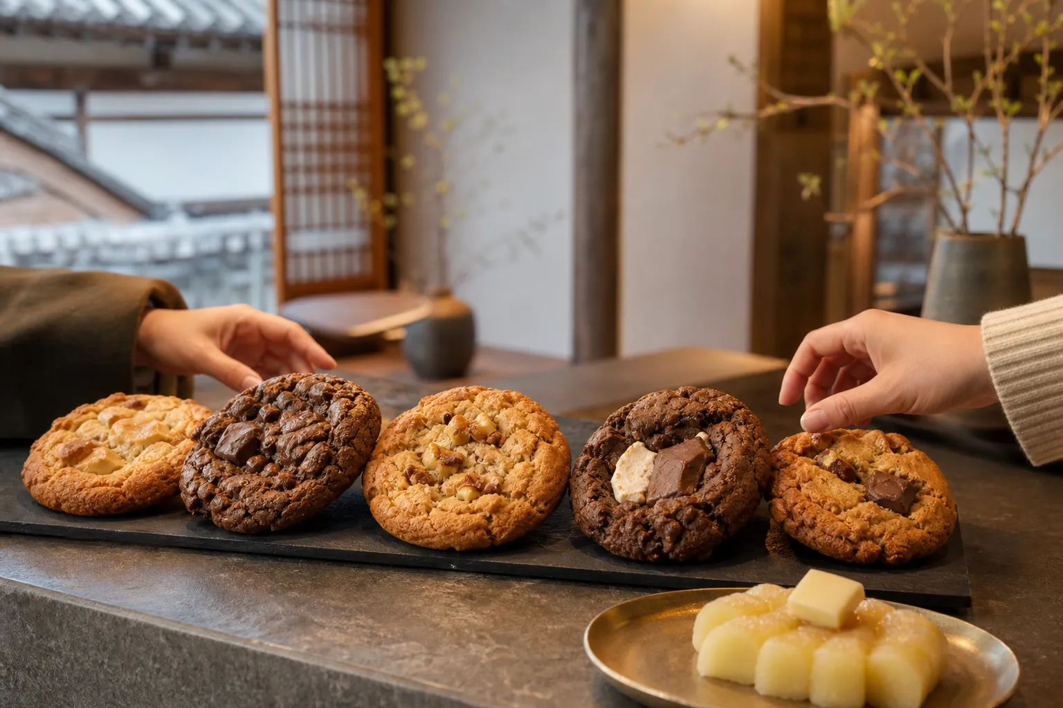 Anguk Wonder Cookie oversized cookie lineup in Seoul