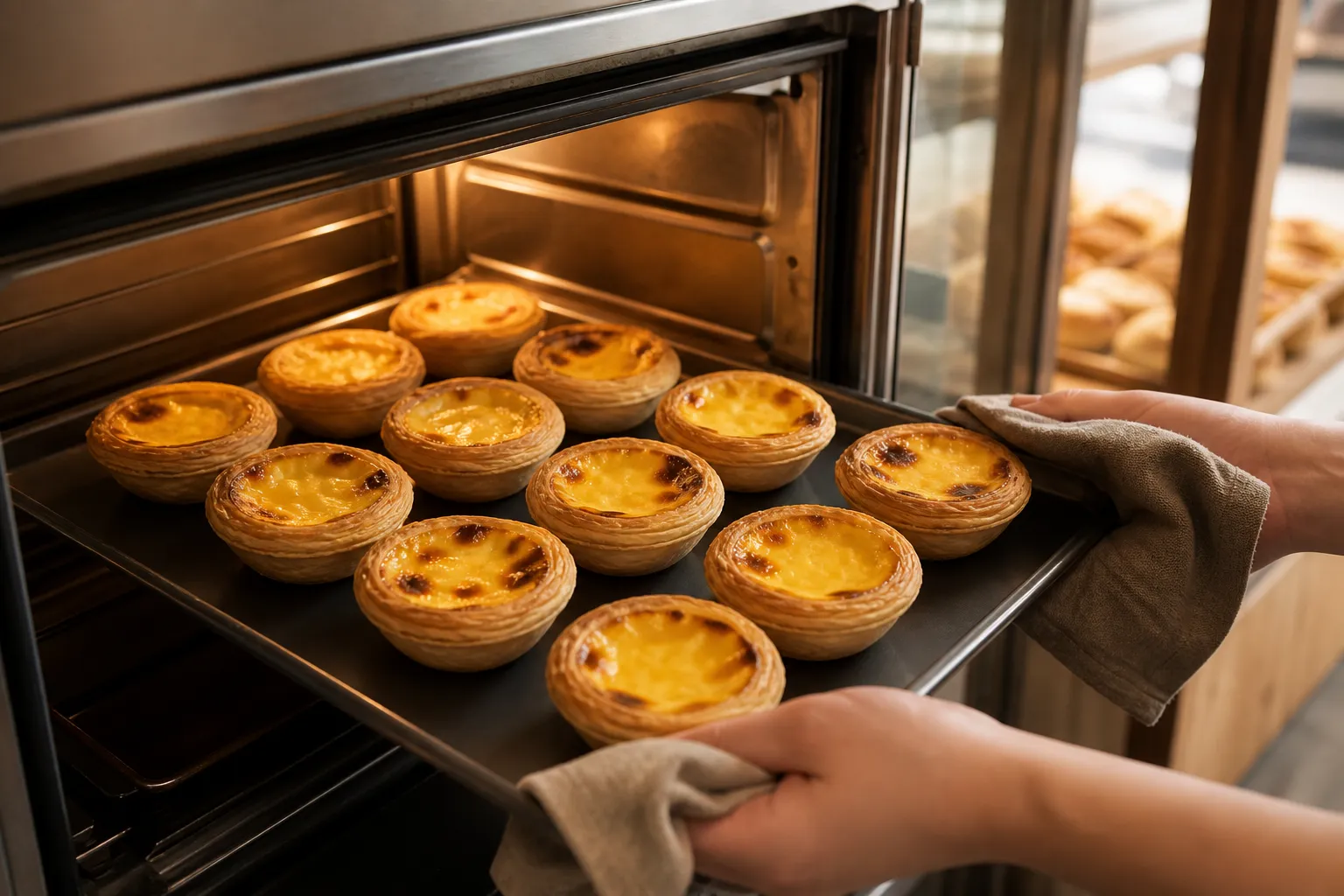 Haru Han Al Egg Tart baking schedule Bangbae egg tart shop