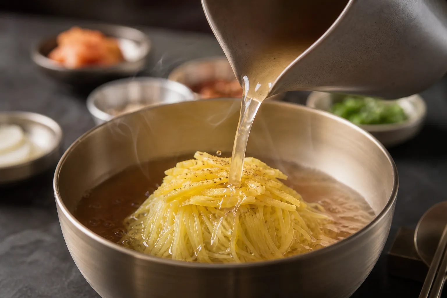Seogyo Nanmyeonbang Hanwoo broth egg-only nanmyeon noodles