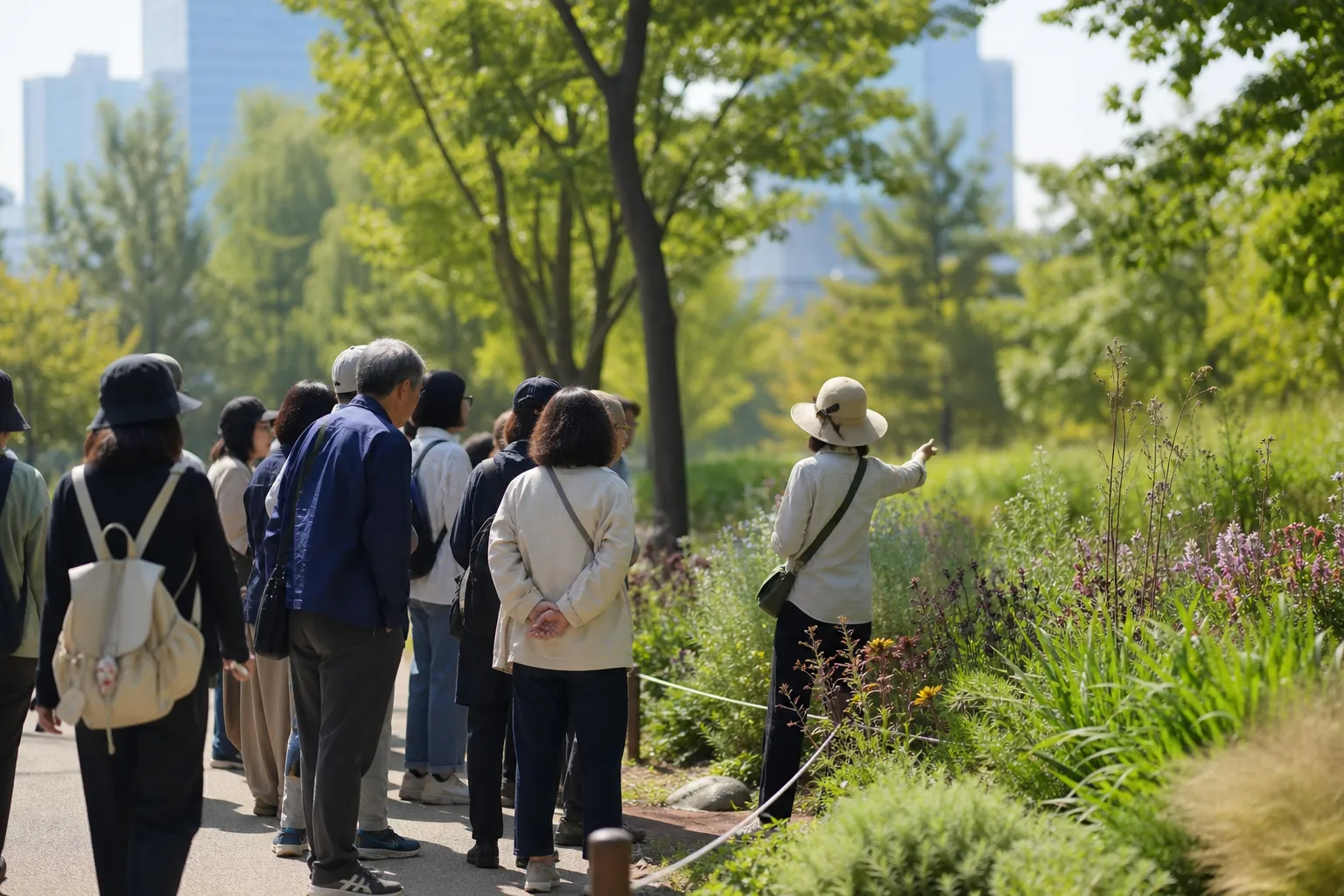 Seoul Forest docent tour schedule and booking guide for Seoul International Garden Show