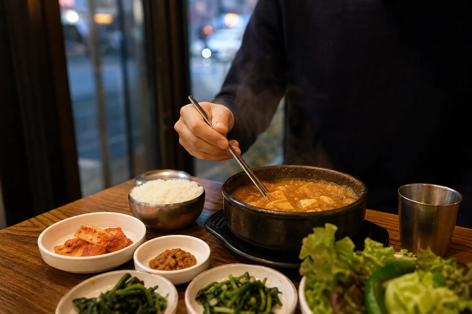 맛고을 청국장 혼밥 Nowon Station Seoul meal guide
