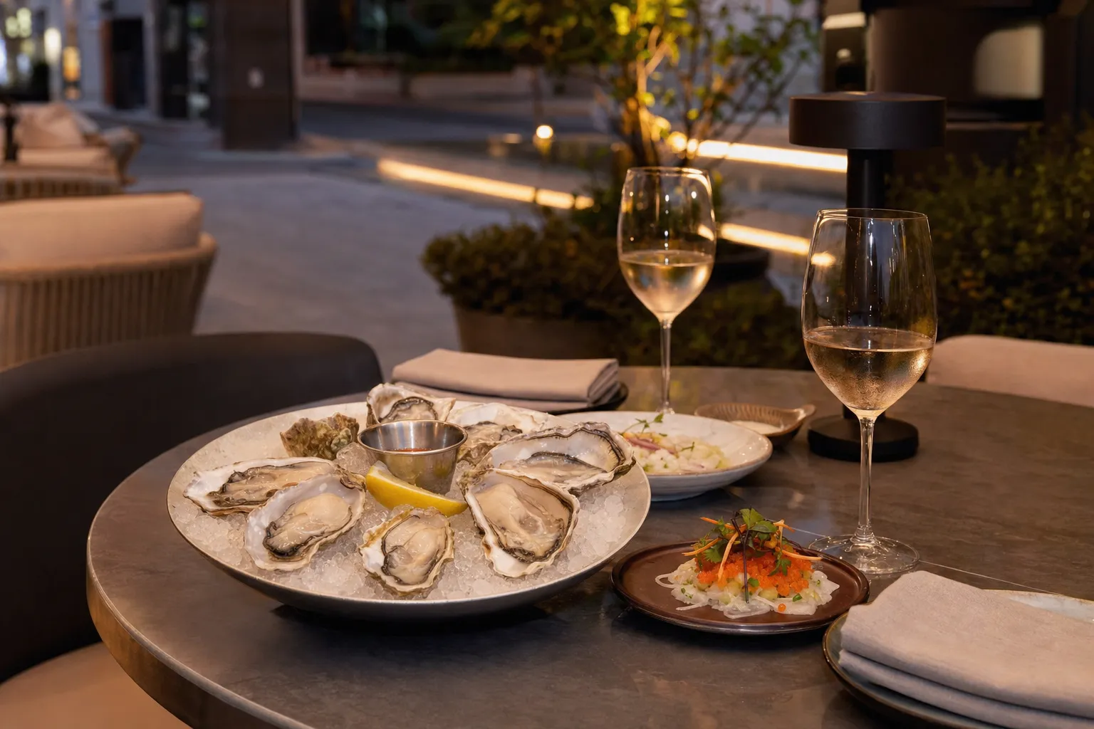 한남 더즌오이스터 테라스 menu highlights Seoul oyster bar