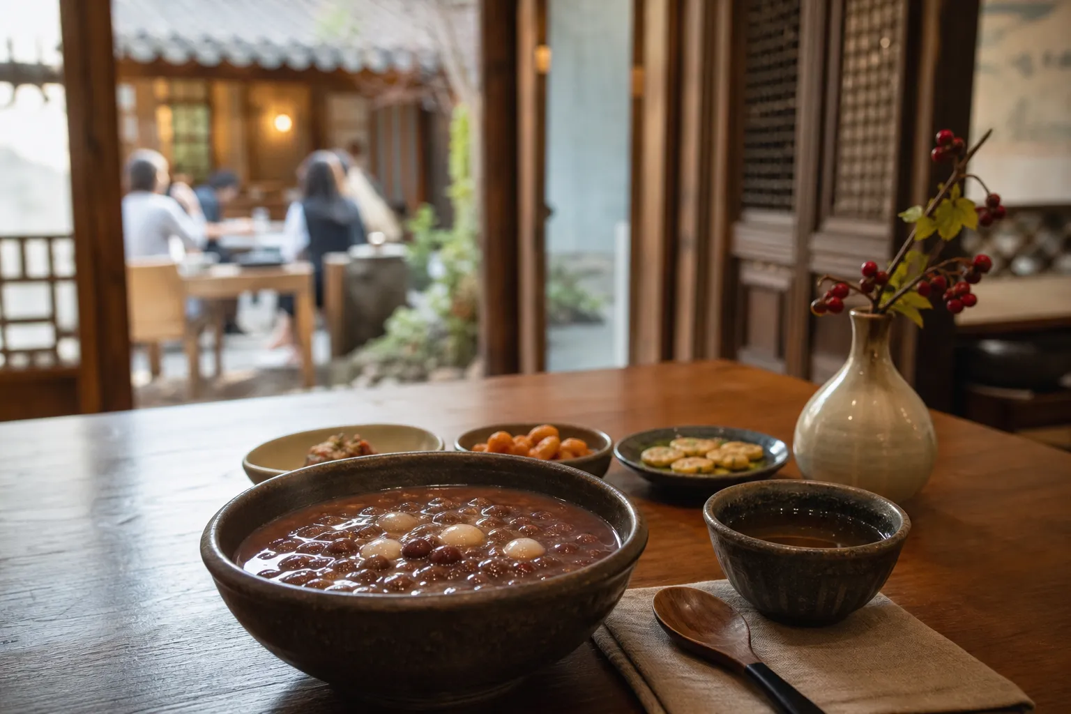 Seoulseo Duljjaero Jalhaneun Jip at 50: The Samcheong-dong Patjuk Shop Still Known for Hand-Made Sweet Red Bean Porridge 2 Seoulseo Duljjaero Jalhaneun Jip at 50 hand-made sweet red bean porridge