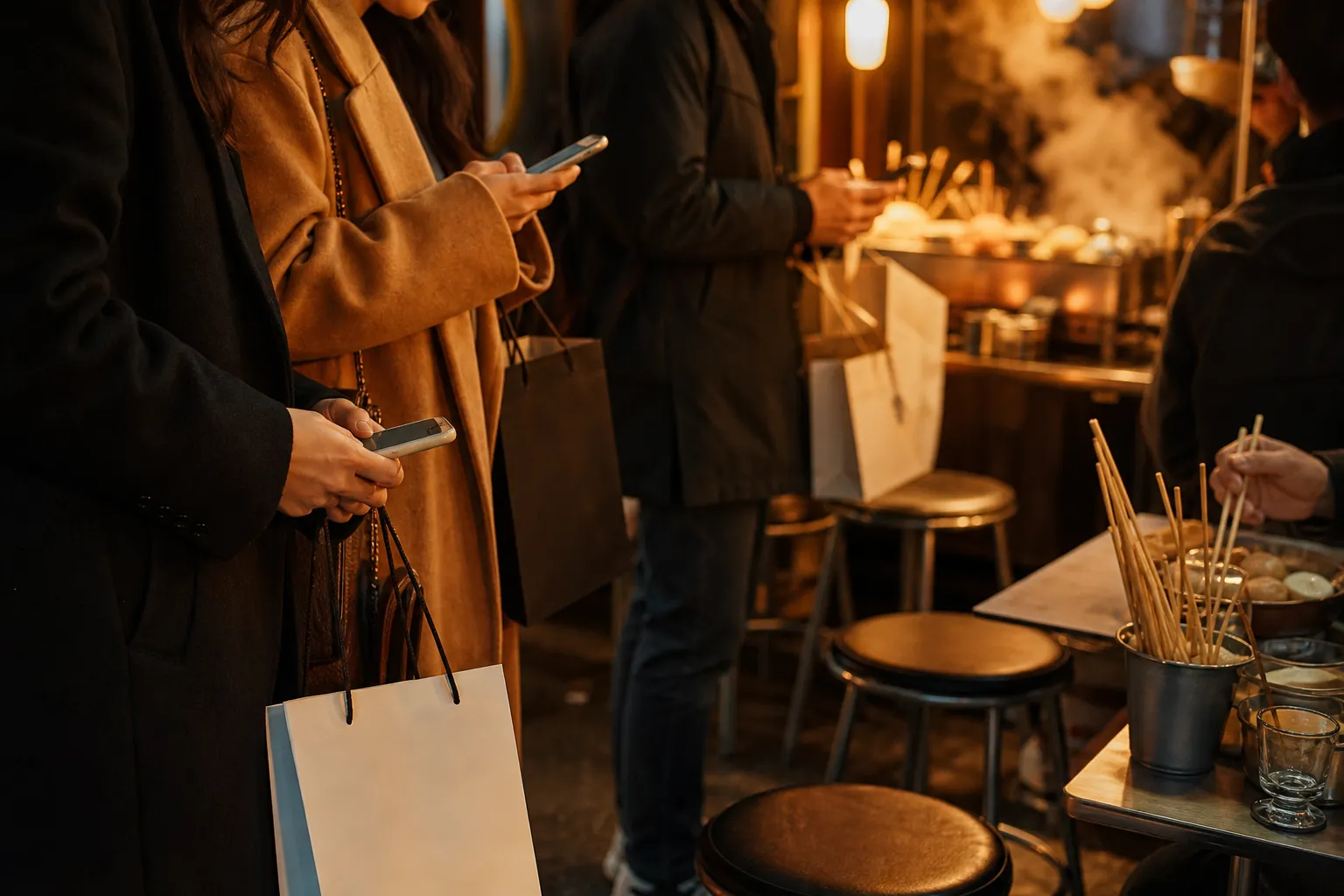 유메오뎅 웨이팅 Euljiro outdoor seating guide