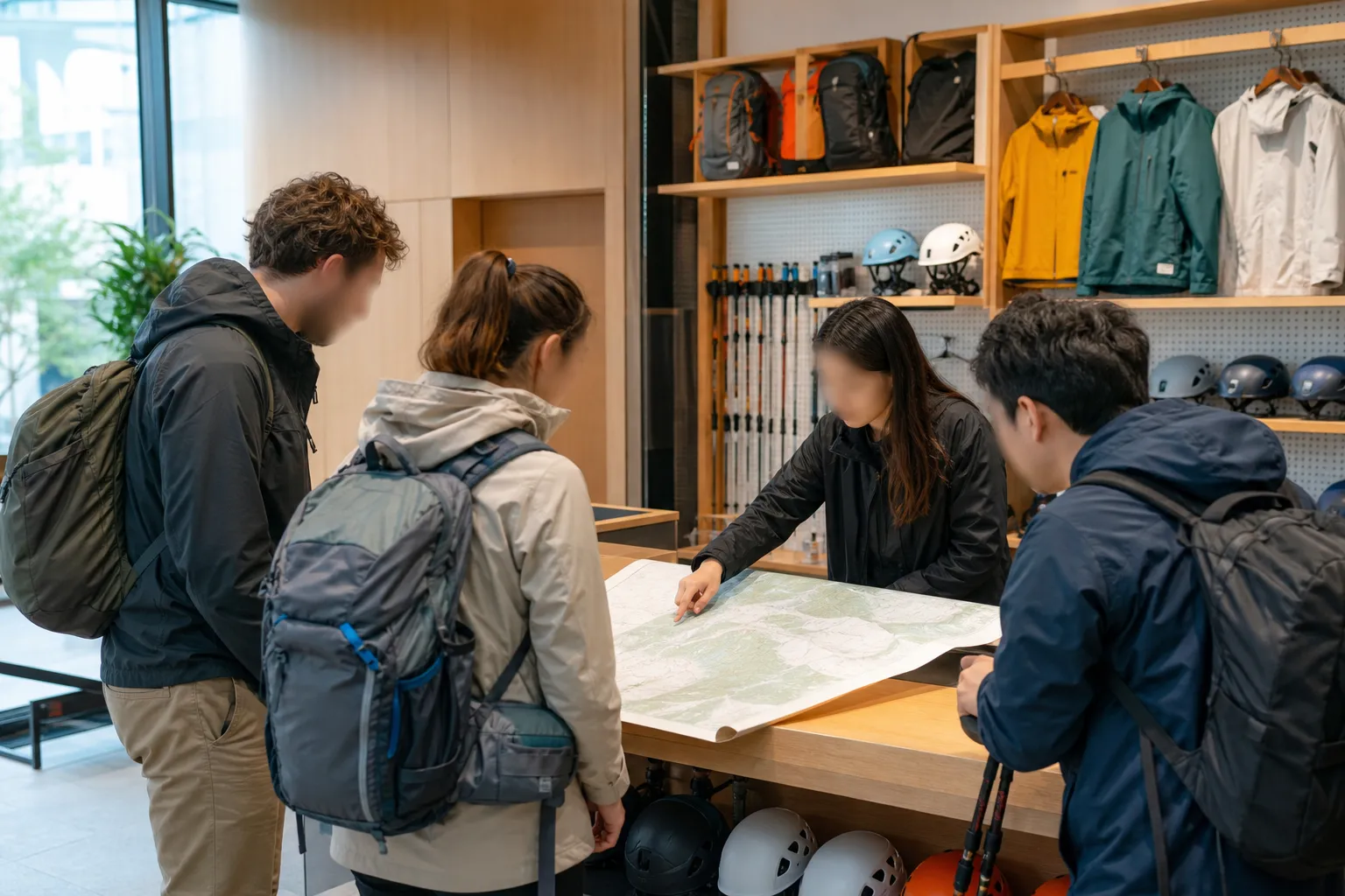 Bukhansan Hiking Tourism Center rental support for foreign visitors