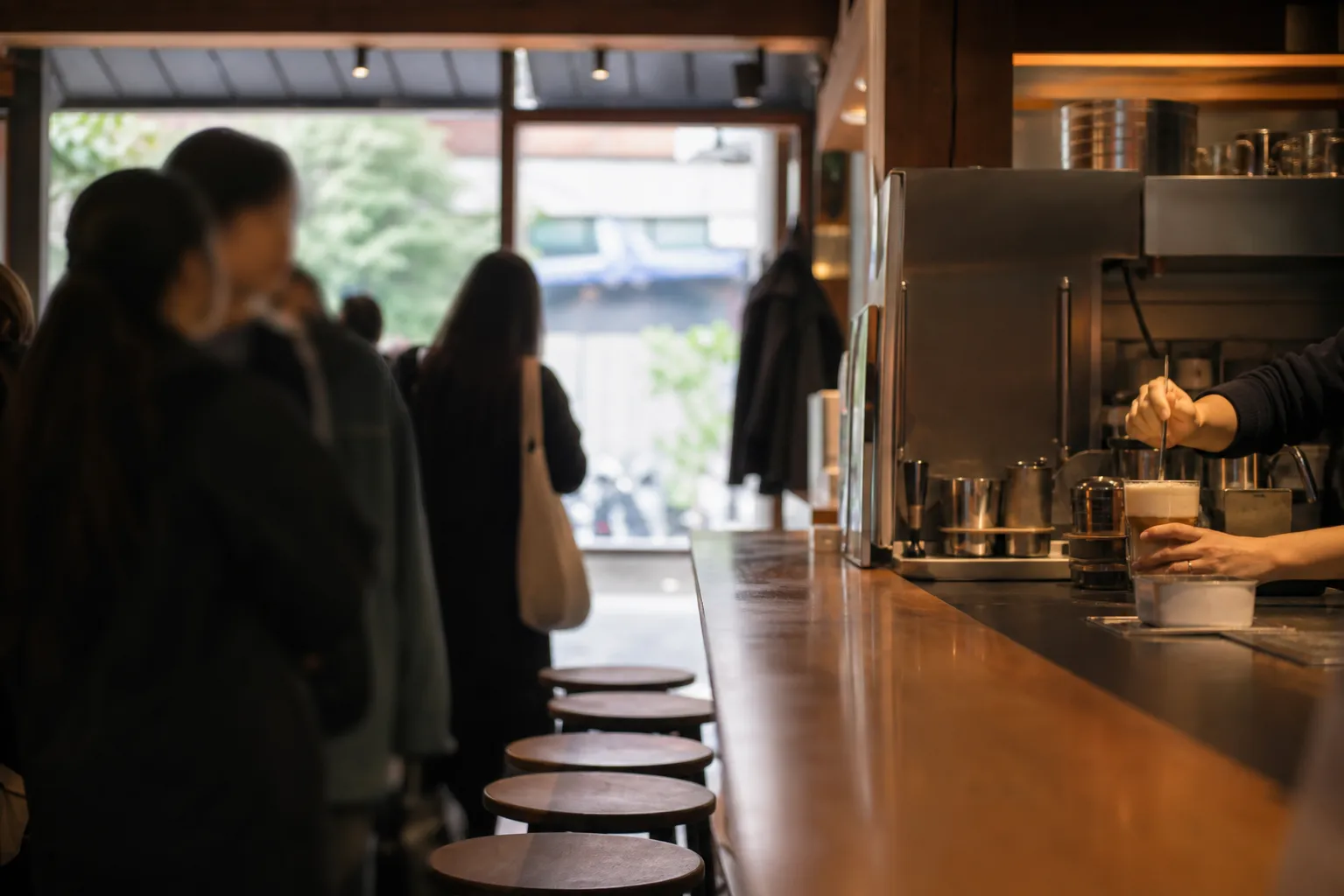 Bangbae Taeyang Coffee waiting situation before Einspanner