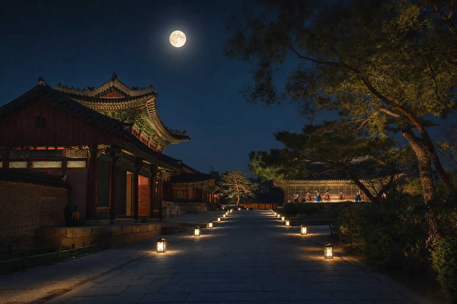 Changdeokgung Moon Dance route and booking details Seoul palace night program concept