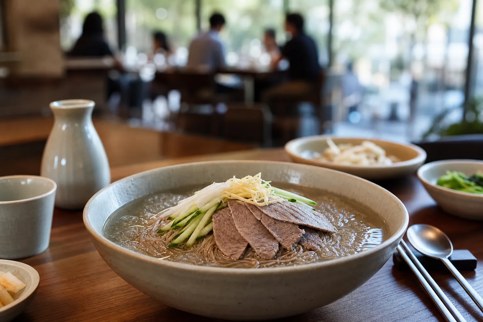 Seochon Andeok Cold Noodles Price: 16,000 Won Seasonal Beef Cold Noodles 2 Seochon Andeok cold noodles April September season price guide