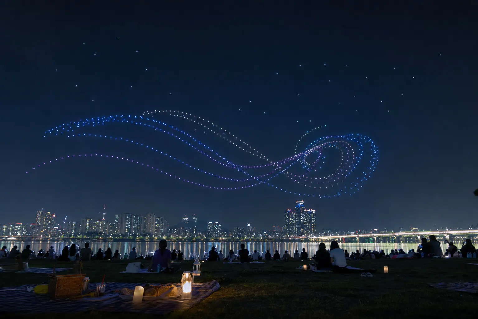 Ttukseom Drone Show Finale Han River venue guide concept
