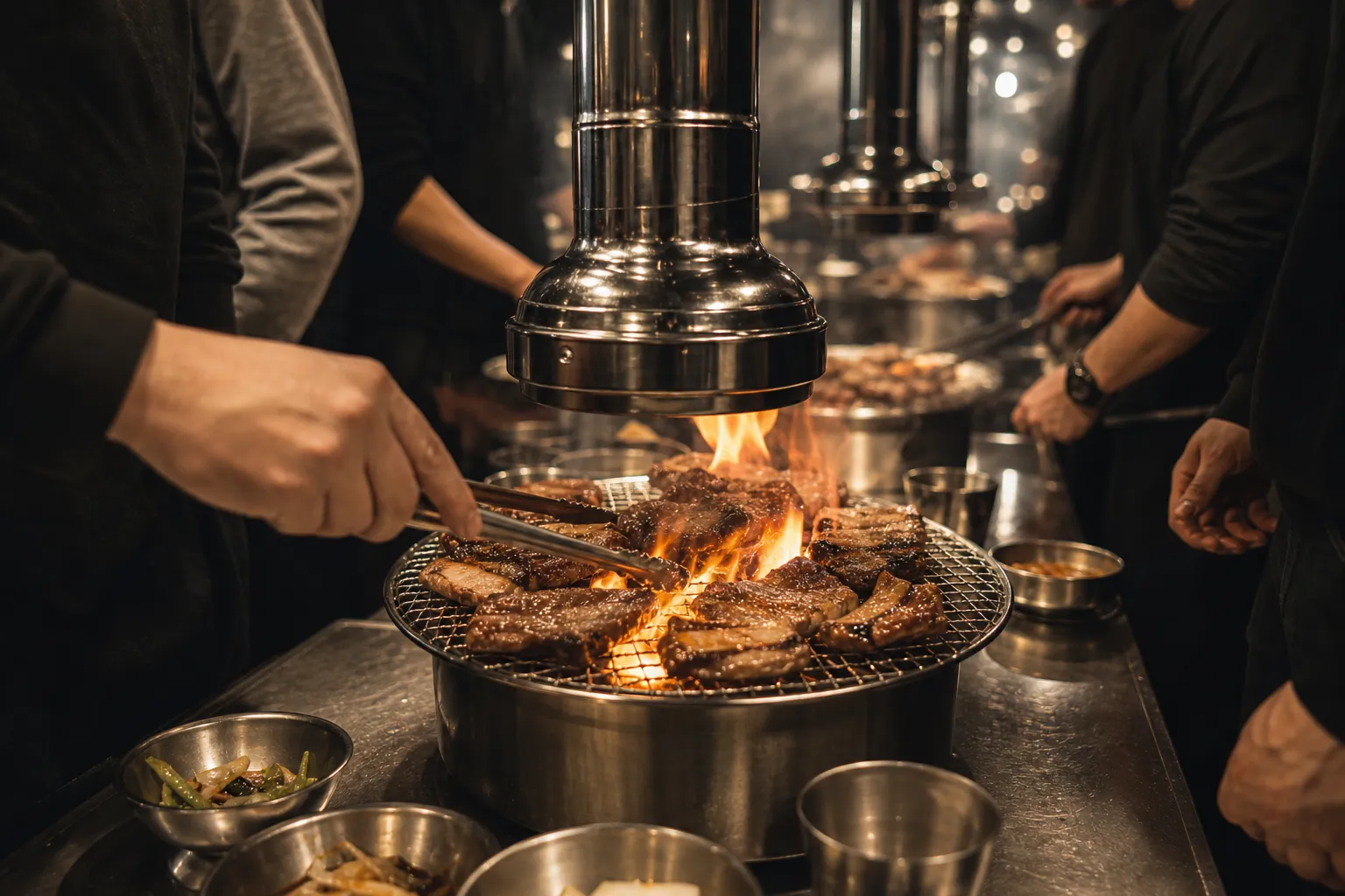 연희동 연남서식당 소갈비 Seoul standing charcoal grill culture