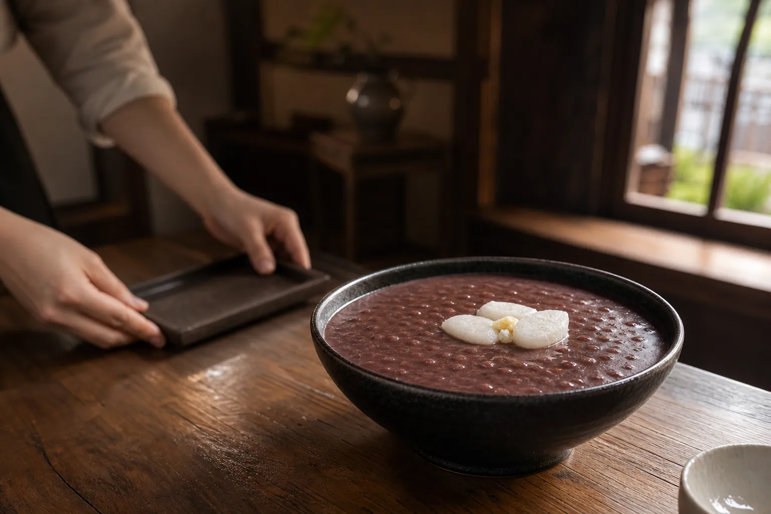 서울서둘째로잘하는집 단팥죽 가격 Samcheongdong Seoul dessert