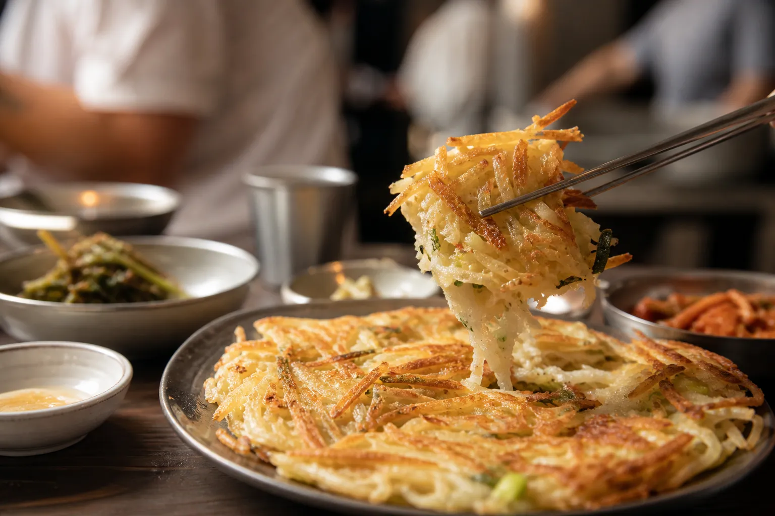 Yeonnam Suragan Gamjajeon Korean comfort dish in Seoul