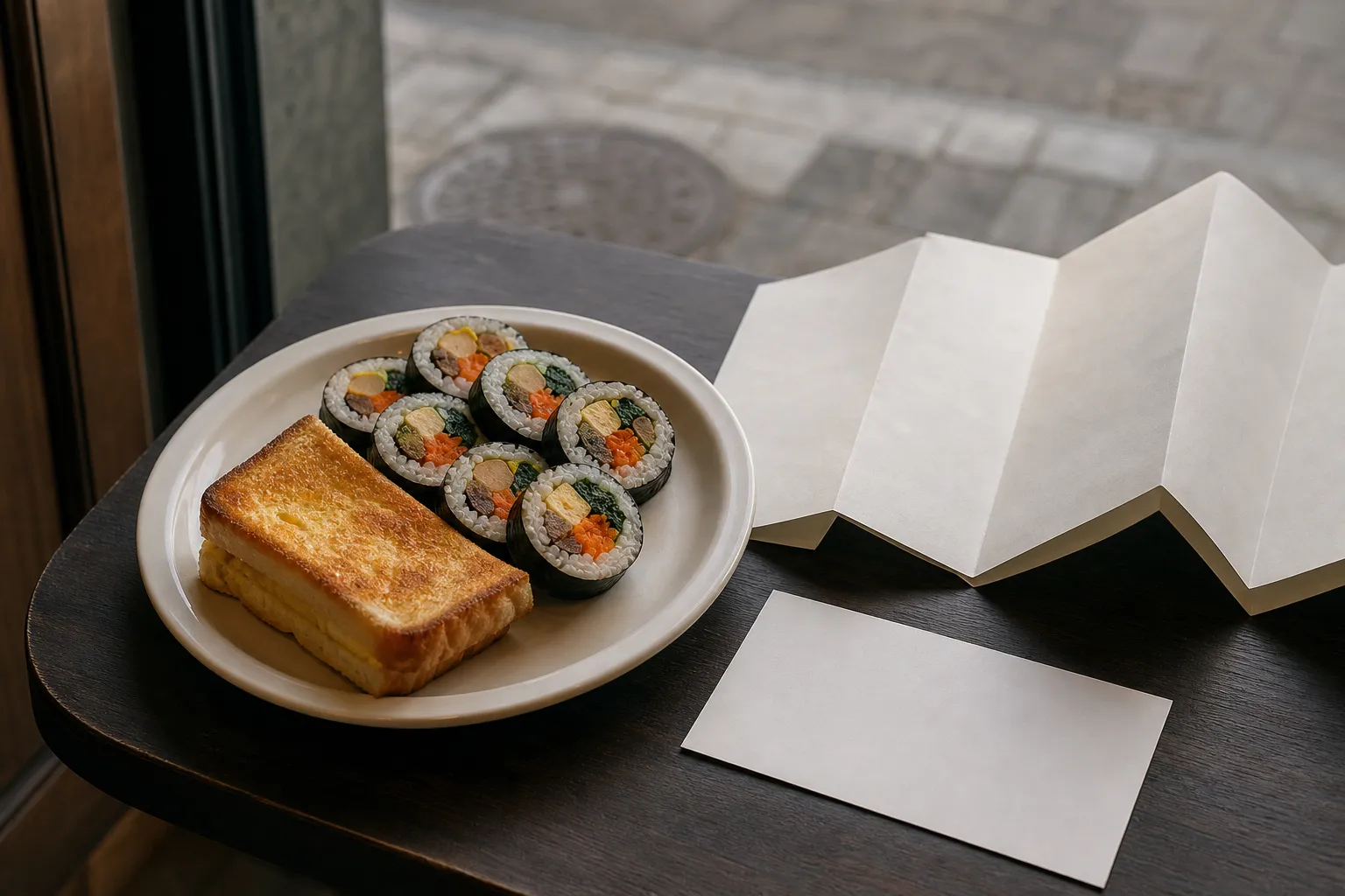 Palpan Gimbap and OMAE Gallery: A Practical Palpan-dong Walk for Food and Art 2 Palpandong Kkoma Gimbap and Toast route tip for OMAE Gallery Seoul