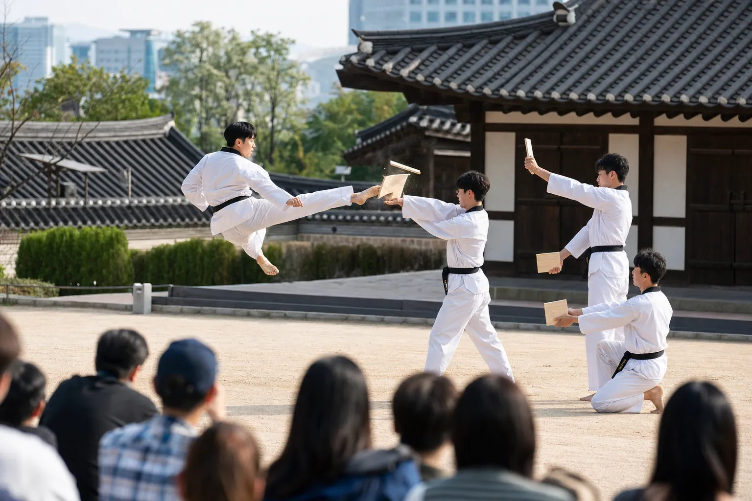 Namsangol Hanok Village Taekwondo Show 2026 visitor guide concept