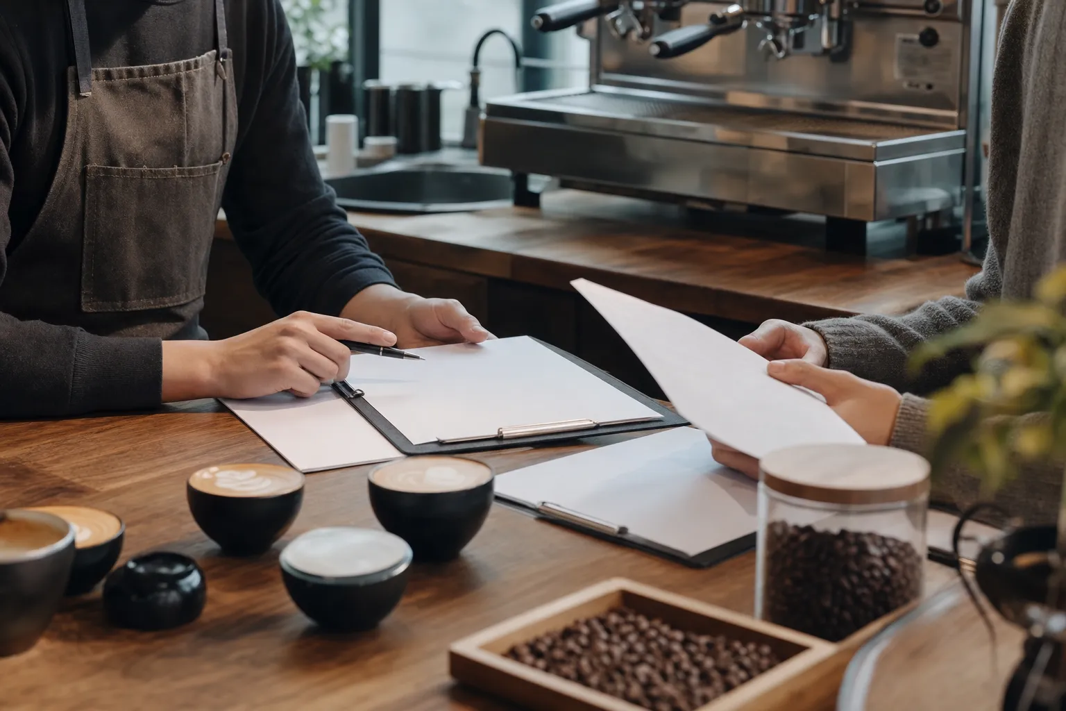 루즈도어 바리스타 채용 Hapjeong Seoul cafe hiring