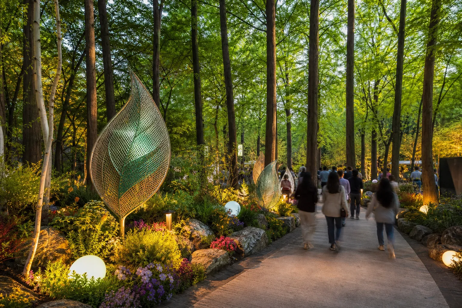 서울숲 정원쇼 포켓몬 Secret Forest location guide concept