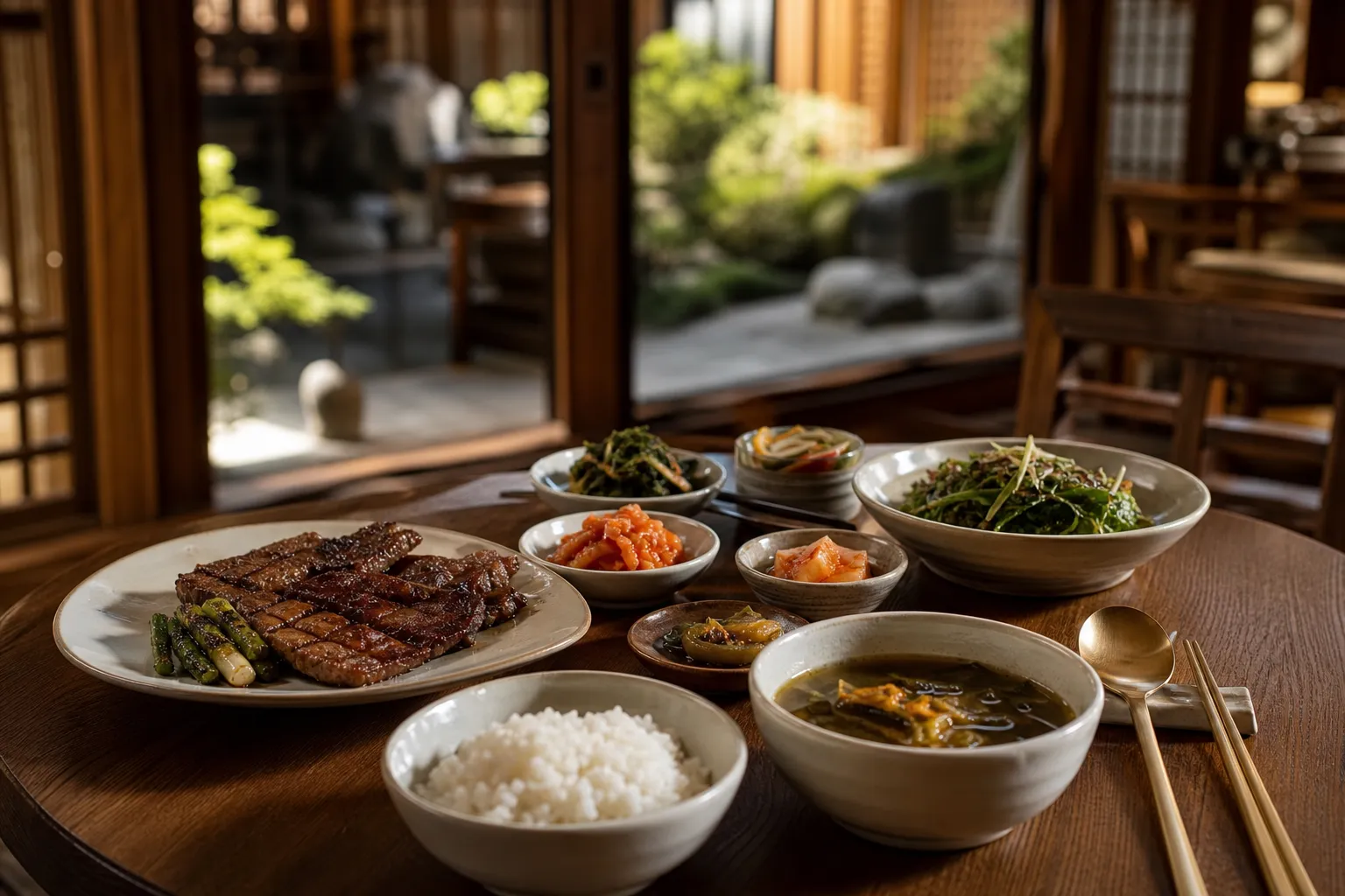Ikseon Aetteut Hanok Dining Korean dishes in Ikseon-dong